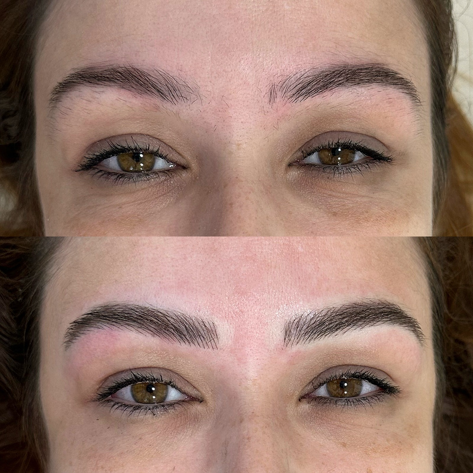 Antes e depois , Desenho refinado e simétrico